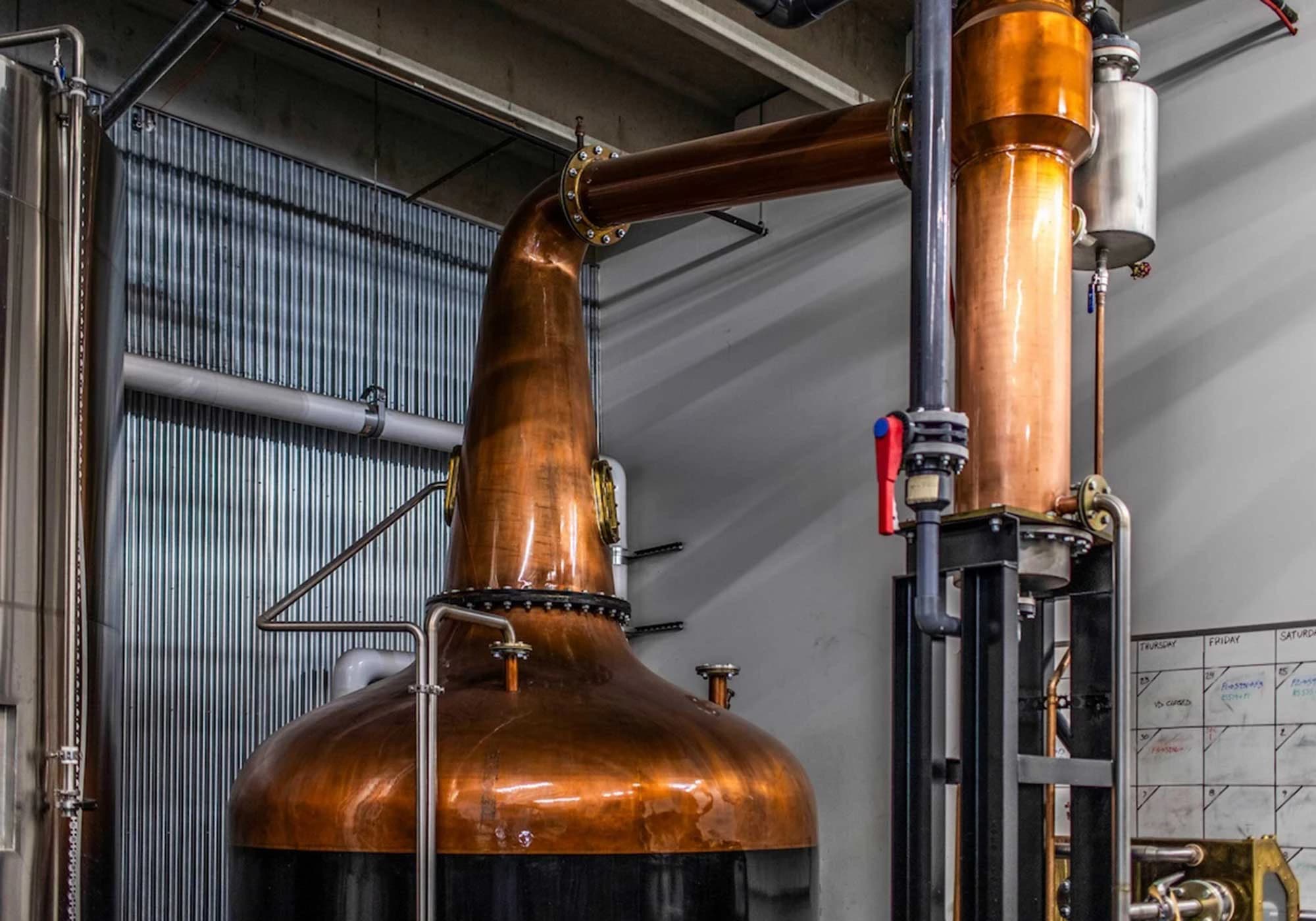 Running a Pot Still to Batch-Produce Spirits